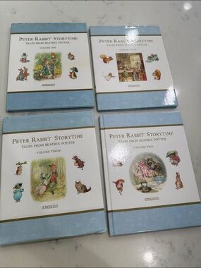 Peter Rabbit Storytime Tales from Beatrix Potter 4 Volumes Hardcover books